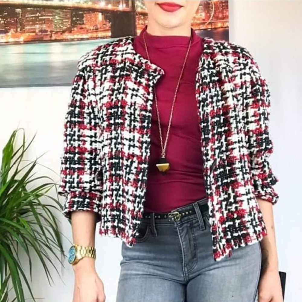 Beautiful cropped swing coat size 12